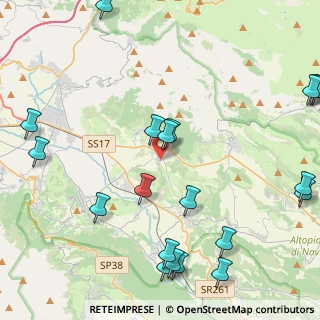 Mappa Viale Croce Zona H, 67026 Poggio Picenze AQ, Italia (6.099)