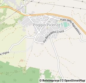 Mappa Viale Croce Zona, 67026 Poggio Picenze AQ, Italia (0.4)