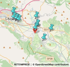 Mappa Via Beato Timoteo, 67100 Monticchio AQ, Italia (3.79636)