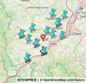 Mappa Via Piano Favale, 65020 Alanno PE, Italia (6.80556)