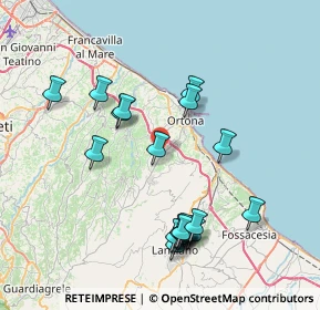 Mappa Contrada Cucullo, 66026 Ortona CH, Italia (8.3685)