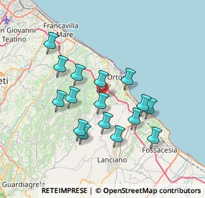 Mappa Contrada Cucullo, 66026 Ortona CH, Italia (6.7175)