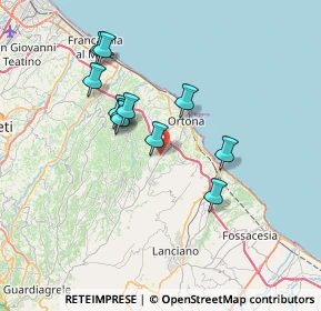 Mappa Contrada Cucullo, 66026 Ortona CH, Italia (6.44636)