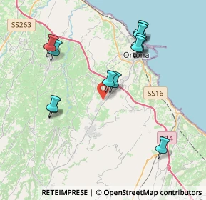 Mappa Contrada Cucullo, 66026 Ortona CH, Italia (4.25231)