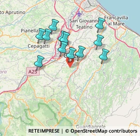 Mappa Bucchianico, 66011 Bucchianico CH, Italia (6.41083)