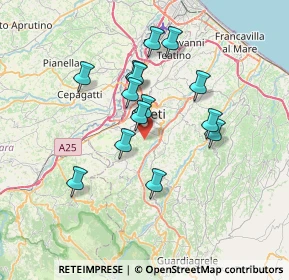 Mappa Bucchianico, 66011 Bucchianico CH, Italia (6.305)