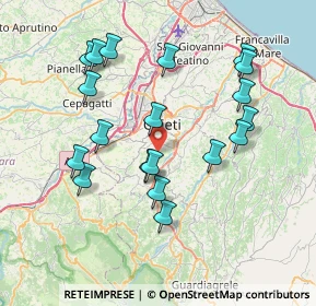 Mappa Bucchianico, 66011 Bucchianico CH, Italia (7.97526)