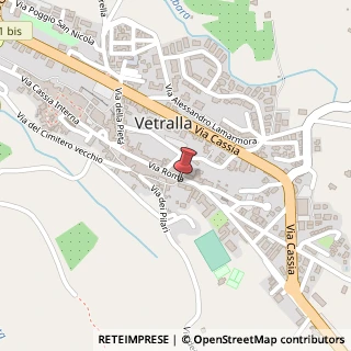 Mappa Via del Borgo Vecchio, 106, 01019 Vetralla, Viterbo (Lazio)