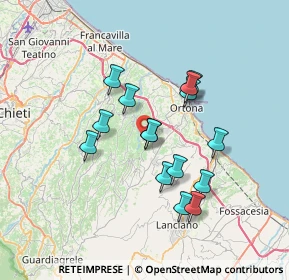 Mappa Via Casino Vezzani, 66026 Crecchio CH, Italia (6.26867)