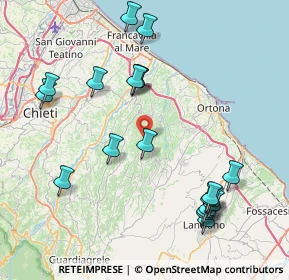 Mappa Via Verso Tollo, 66010 Tollo CH, Italia (9.6155)