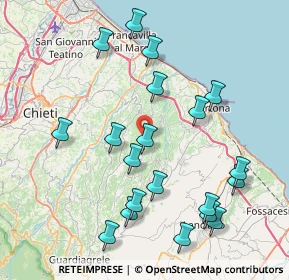 Mappa Via Verso Tollo, 66010 Tollo CH, Italia (9.136)