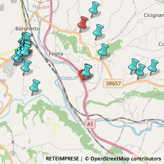Mappa Milano - Napoli, 02046 Civita Castellana VT, Italia (3.07833)