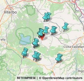 Mappa Via S. Liborio, 01032 Caprarola VT, Italia (6.27263)