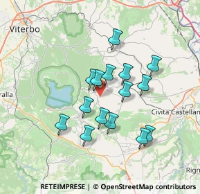 Mappa Via S. Liborio, 01032 Caprarola VT, Italia (6.14333)