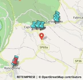 Mappa Via Angelo Toparini, 01032 Caprarola VT, Italia (2.05077)