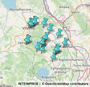 Mappa Via Angelo Toparini, 01032 Ronciglione VT, Italia (11.0605)
