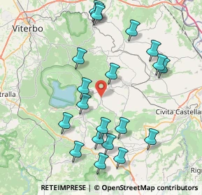Mappa Via Angelo Toparini, 01032 Ronciglione VT, Italia (8.983)