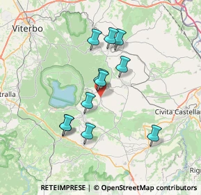 Mappa Via Angelo Toparini, 01032 Ronciglione VT, Italia (6.44364)