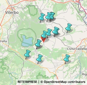 Mappa Via Angelo Toparini, 01032 Caprarola VT, Italia (6.34429)