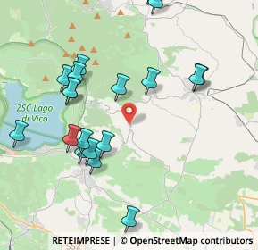 Mappa Via Angelo Toparini, 01032 Caprarola VT, Italia (4.704)