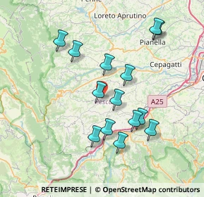 Mappa Contrada S. Giovanni, 65020 Cugnoli PE, Italia (7.37429)