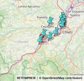 Mappa Str. della Bonifica, 65020 Rosciano PE, Italia (7.08231)