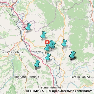 Mappa Via Dei Gradini snc, 02044 Forano RI, Italia (7.11923)