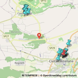 Mappa SP  Quartaccio Km. 4.600, 01033 Civita Castellana VT, Italia (3.422)
