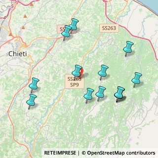 Mappa Via Foro - Zona Industriale snc, 66010 Villamagna CH, Italia (4.56923)