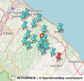 Mappa Via Colle di Tollo, 66014 Tollo CH, Italia (6.29944)