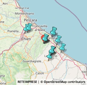 Mappa Via Colle di Tollo, 66014 Tollo CH, Italia (8.705)