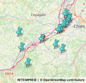 Mappa Via tiburtina km 212, 65025 Manoppello Scalo PE, Italia (4.42571)