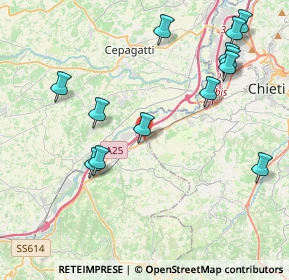 Mappa Via tiburtina km 212, 65025 Manoppello Scalo PE, Italia (4.91846)