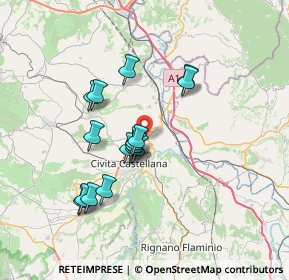 Mappa Via della Scuola, 01033 Civita Castellana VT, Italia (6.215)