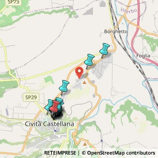 Mappa Via della Scuola, 01033 Civita Castellana VT, Italia (2.4485)