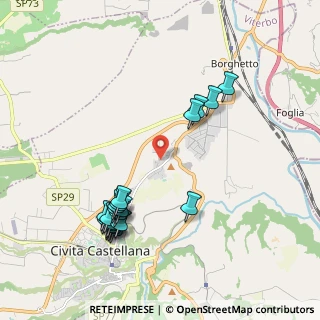Mappa Via della Scuola, 01033 Civita Castellana VT, Italia (2.292)