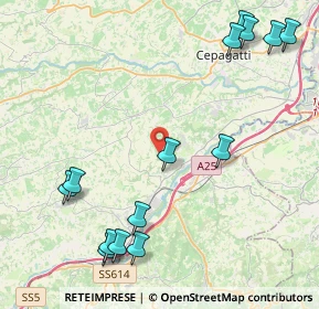 Mappa Via Cugnoli, 65020 Rosciano PE, Italia (5.66286)