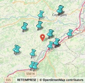 Mappa Via Cugnoli, 65020 Rosciano PE, Italia (4.006)