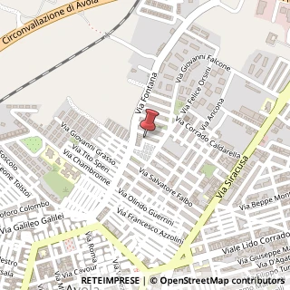 Mappa Piazza S. Sebastiano, 96012 Avola SR, Italia, 96012 Avola, Siracusa (Sicilia)