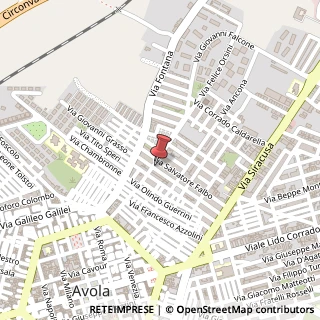 Mappa Via Alcide De Gasperi, 99, 96012 Avola, Siracusa (Sicilia)