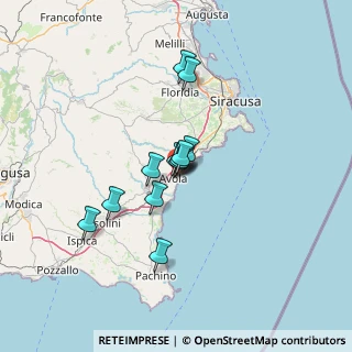 Mappa Via Siracusa, 96012 Avola SR, Italia (10.48)