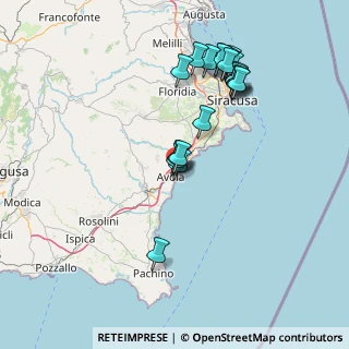 Mappa Via Monsignor Angelo Calabretta, 96012 Avola SR, Italia (17.2165)