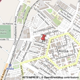Mappa Via Palestro, 15, 96012 Avola SR, Italia, 96012 Avola, Siracusa (Sicilia)