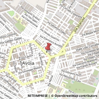 Mappa Via Dante Alighieri, 9, 96012 Avola, Siracusa (Sicilia)