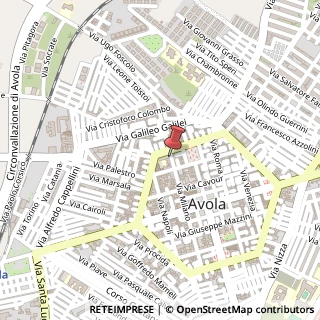 Mappa Via Milano,  87, 96012 Avola, Siracusa (Sicilia)