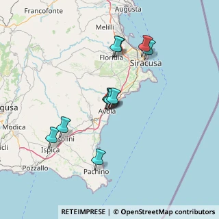 Mappa Via Turi Ferro, 96012 Avola SR, Italia (13.92455)