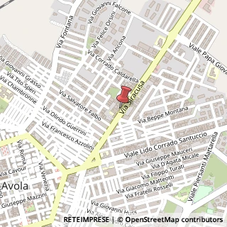 Mappa Via Siracusa, 60, 96012 Avola, Siracusa (Sicilia)