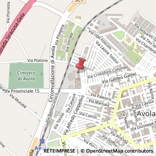 Mappa Piazza Francesco Crispi, 41, 96012 Avola, Siracusa (Sicilia)