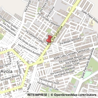 Mappa Via siracusa 52, 96012 Avola, Siracusa (Sicilia)