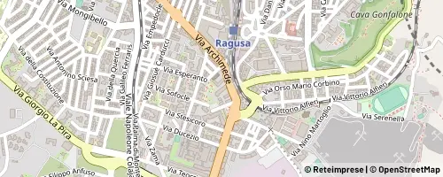 Mappa Ragusa